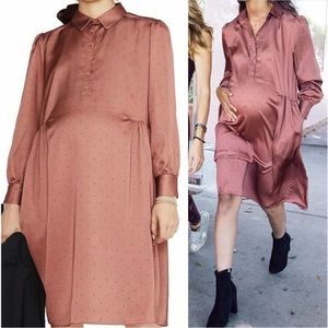 Hatch Women's Midi Dress in Dusty Rose